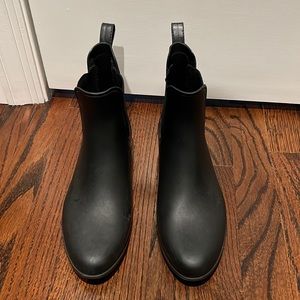 J. Crew chelsea rain boots size 8.5 / 9 black